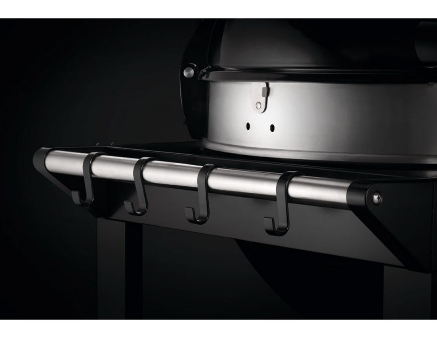 Grill węglowy 22" PRO Charcoal Kettle Cart czarny + zestaw (komin do rozpalania #67802, węgiel drzewny 3 kg #67107, podpałka 100 szt. #67052) - 10